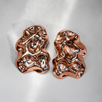 Load image into Gallery viewer, ENNE HAUTE small bronze earrings
