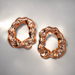 Load image into Gallery viewer, ENNE HAUTE round bronze earrings
