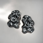 Load image into Gallery viewer, ENNE HAUTE small black earrings
