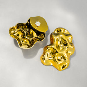 ENNE HAUTE small gold earrings