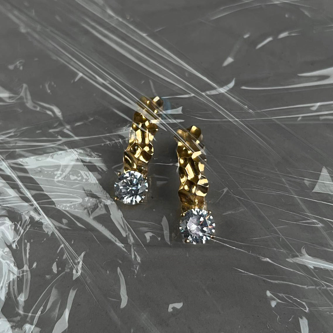 Seedling ✦ gold earrings