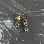Load image into Gallery viewer, Seedling ✦ gold earrings
