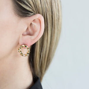 Cycle ✦ gold earrings
