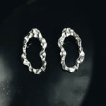 Load image into Gallery viewer, Mature, silver earrings

