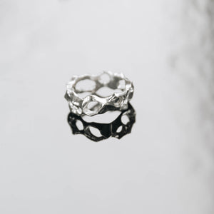 Roots, silver ring