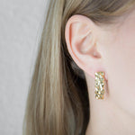 Load image into Gallery viewer, Seedling, gold earrings
