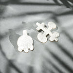 Load image into Gallery viewer, Peinture, silver earrings

