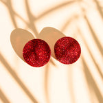 Load image into Gallery viewer, Ruby earrings
