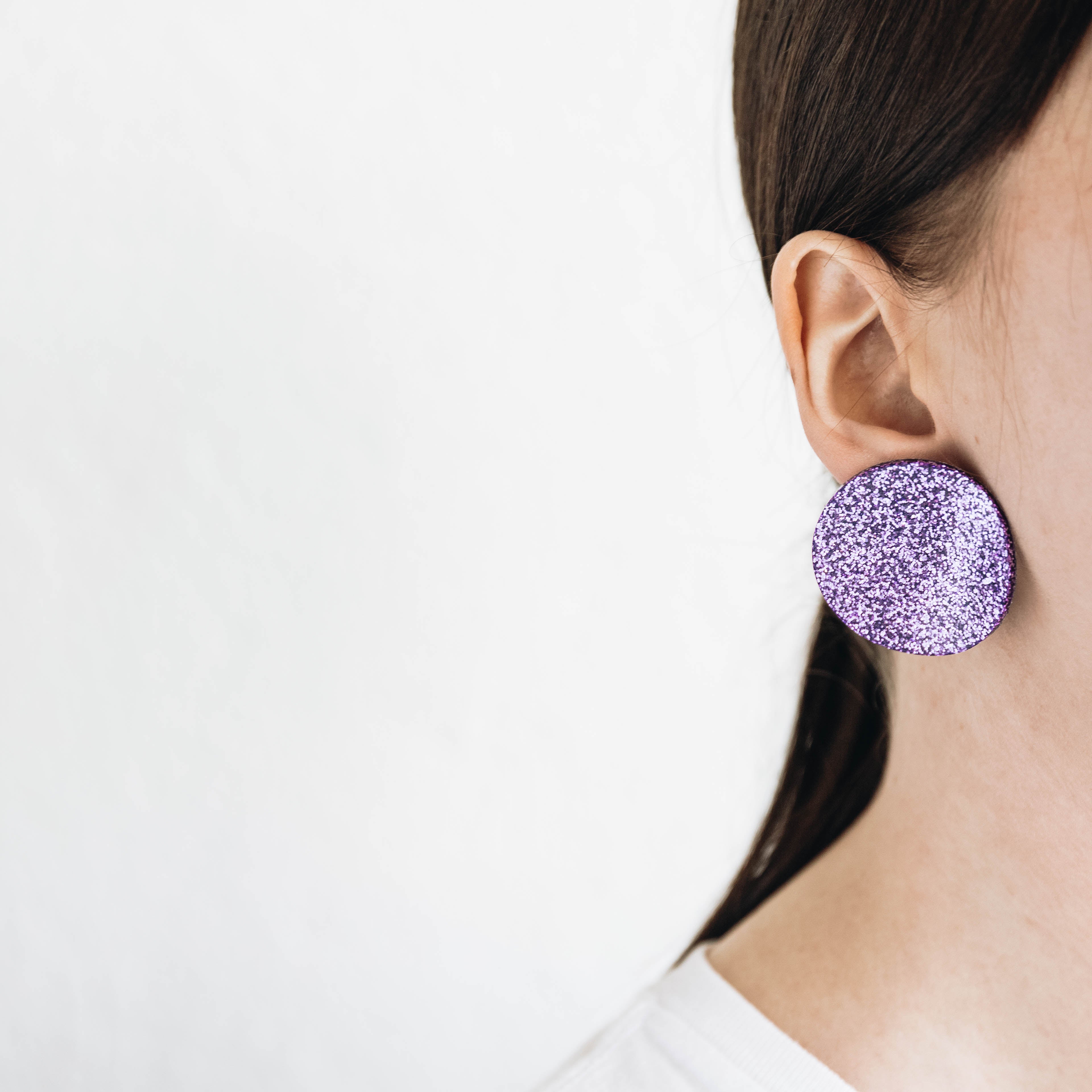 Lilac earrings