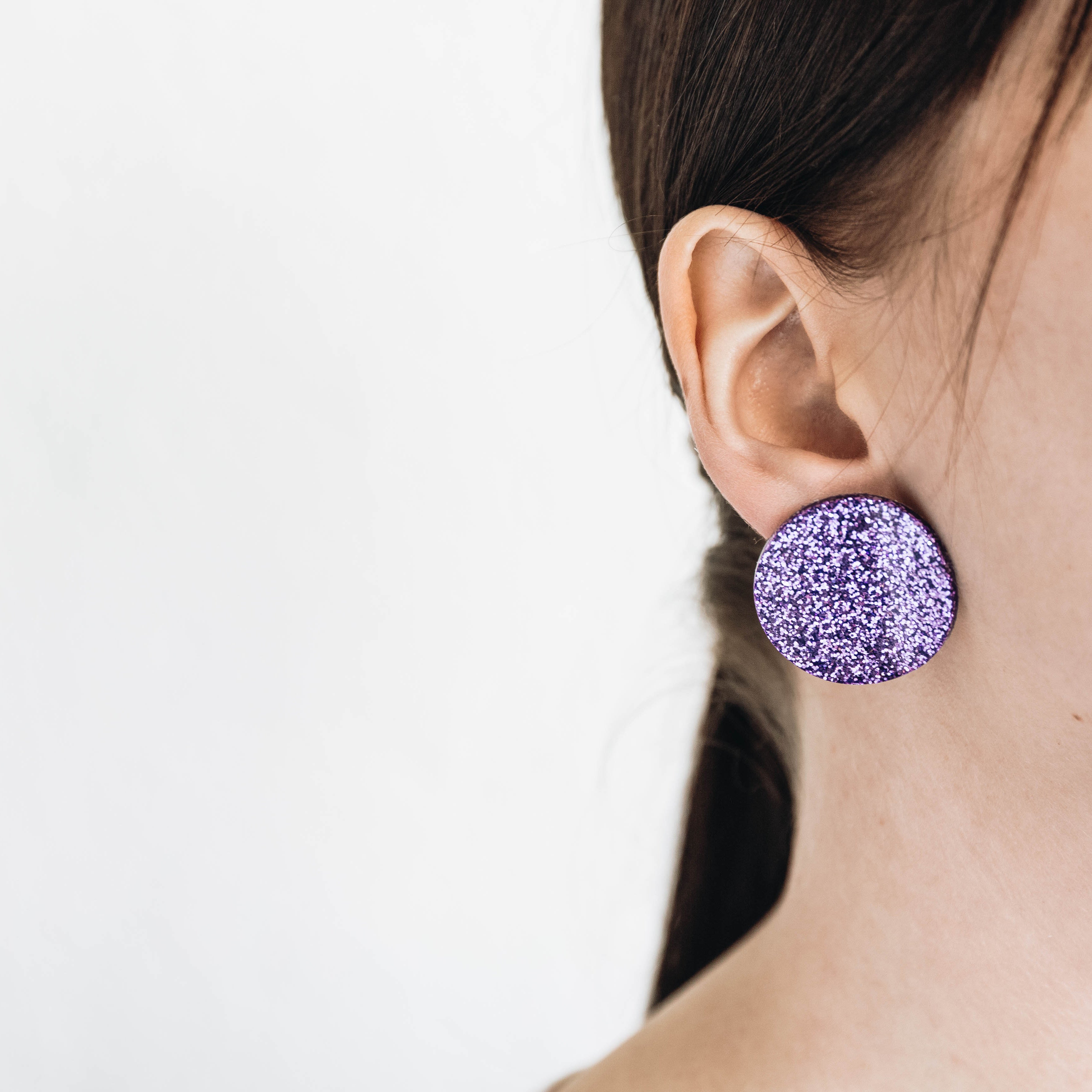Lilac earrings