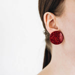 Load image into Gallery viewer, Ruby earrings
