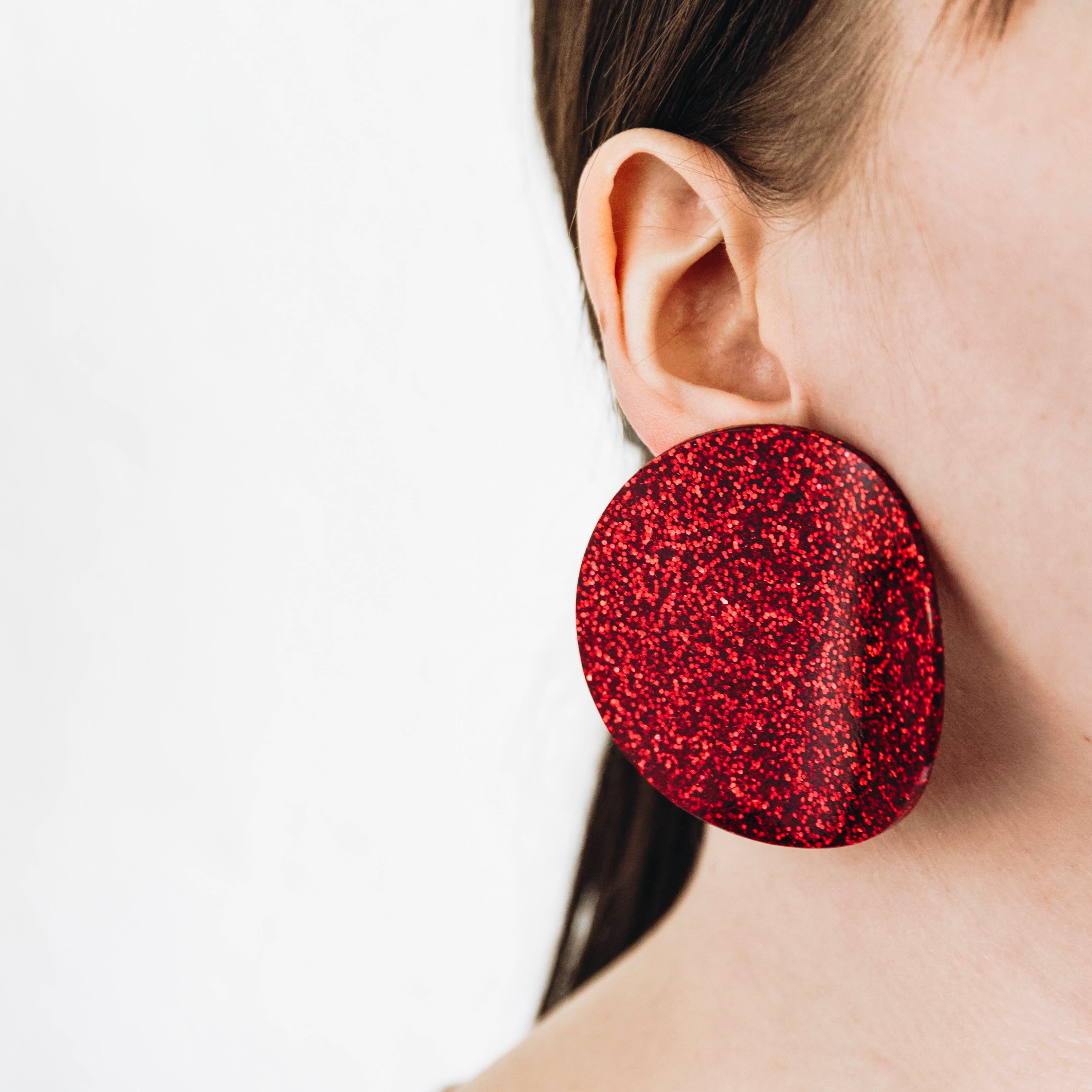 Ruby earrings