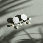 Load image into Gallery viewer, Composition, silver earrings
