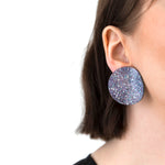 Load image into Gallery viewer, eco Blueberry earrings
