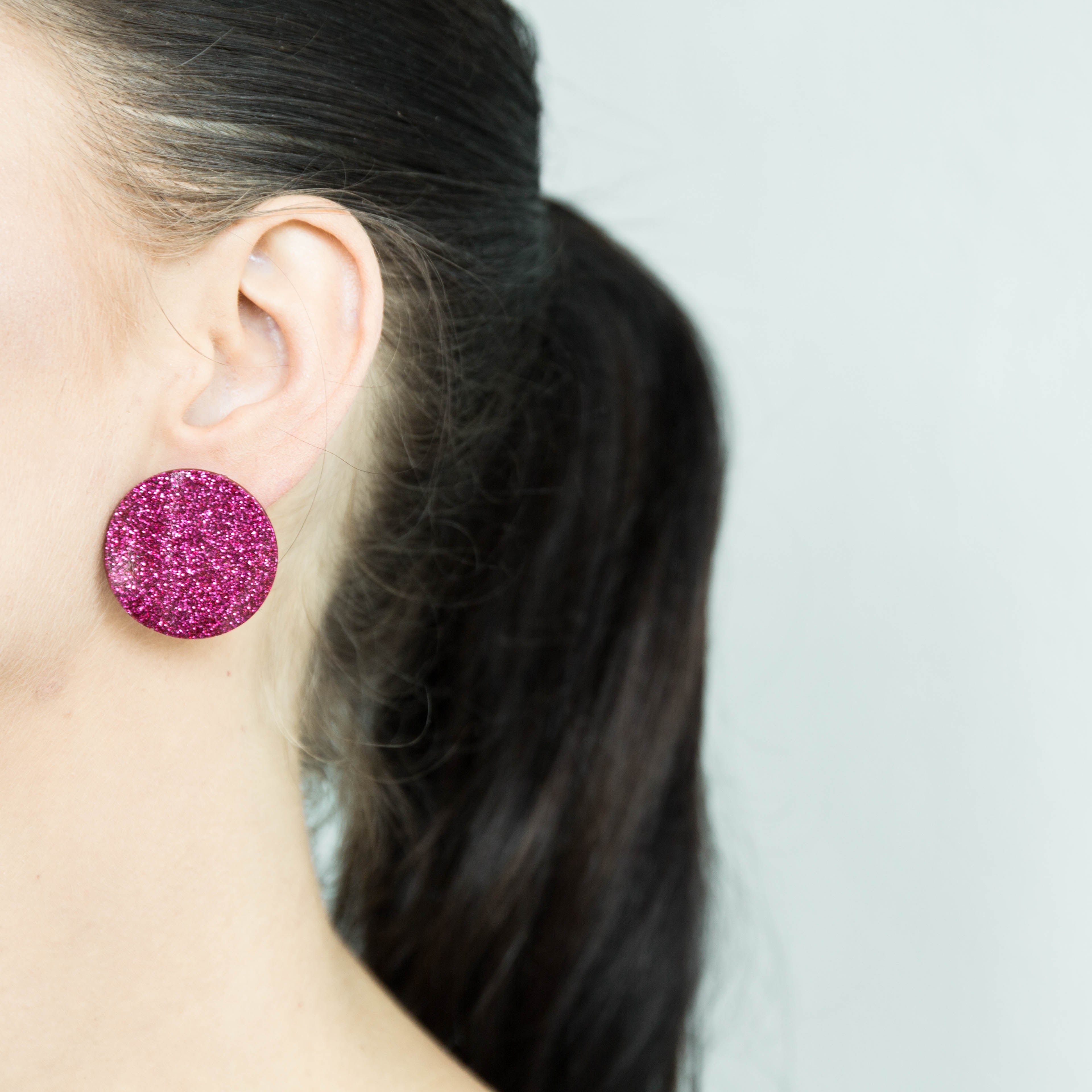 Fuchsia earrings