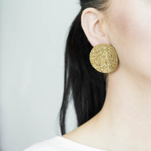 Gold earrings