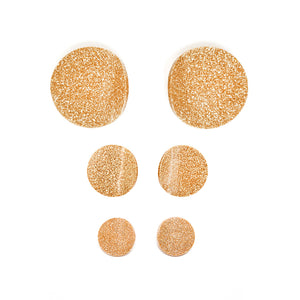 Gold earrings