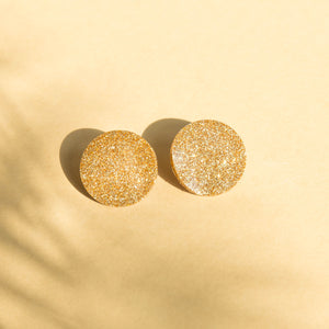 Gold earrings