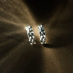 Load image into Gallery viewer, Seedling, silver earrings
