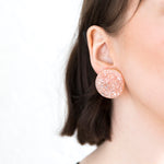 Load image into Gallery viewer, eco Peach earrings
