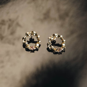 Cycle ✦ gold earrings