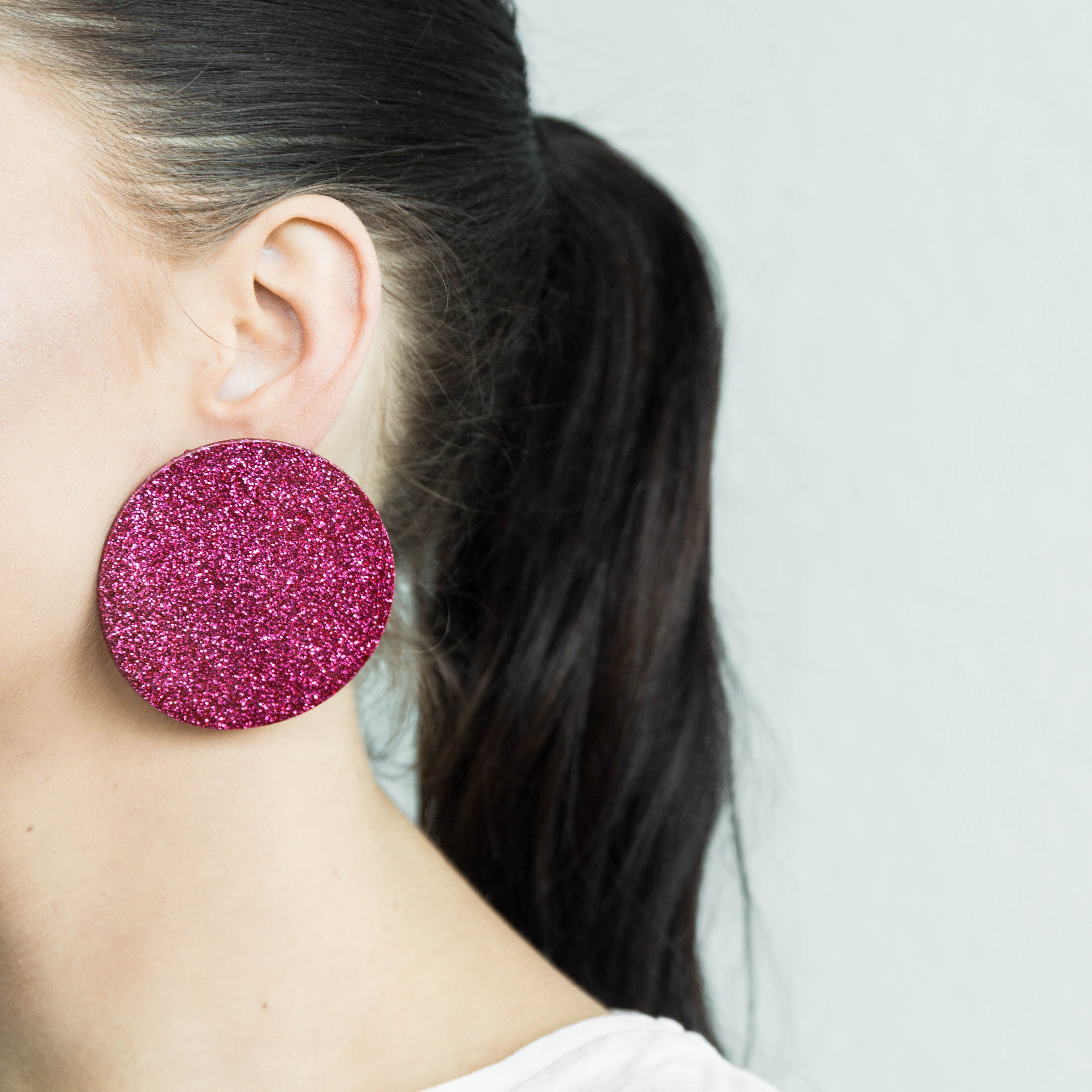 Fuchsia earrings